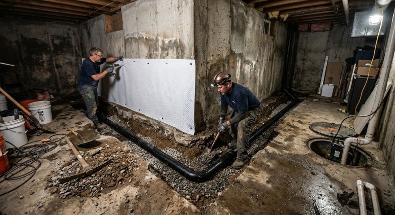 Basement Concrete Installation in Aldie, VA