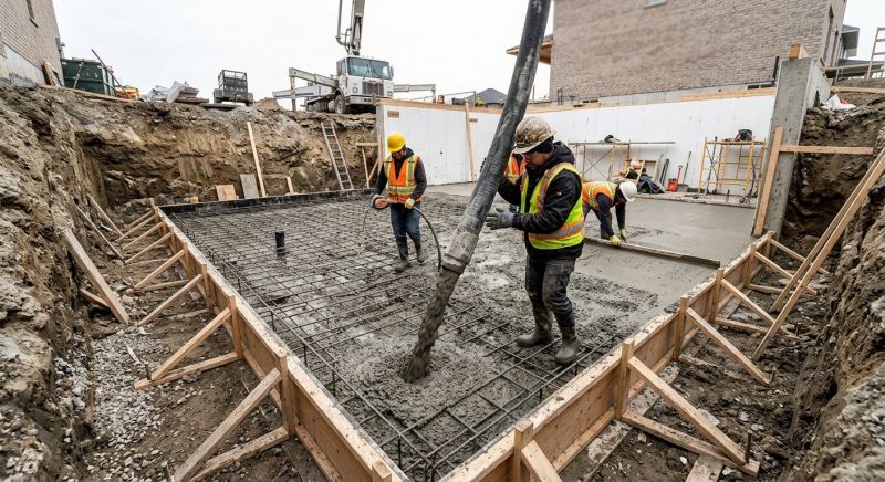 Basement Concrete Installation in Potomac, MD
