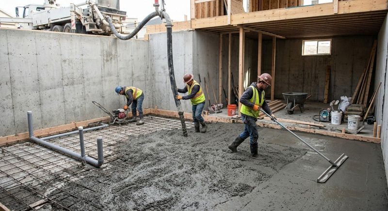 Basement Concrete Installation in Sandy Spring, MD