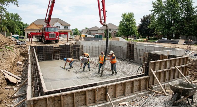 Basement Concrete Pouring in Bethesda, MD