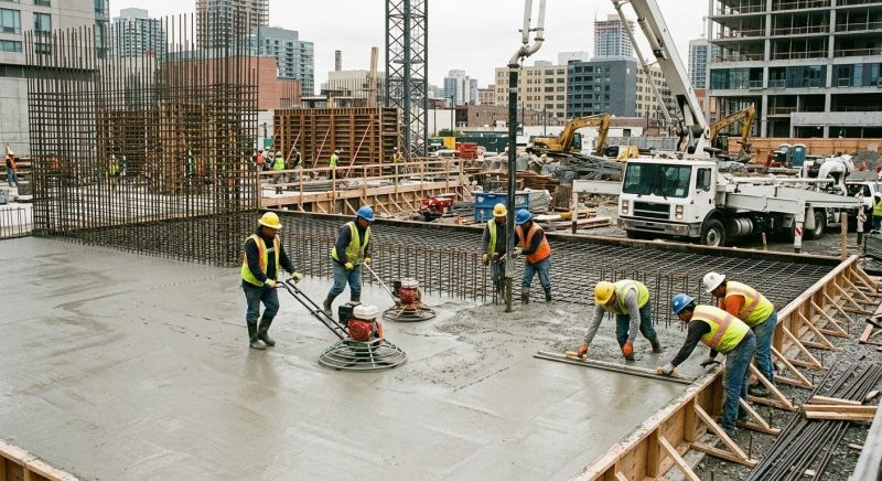 Commercial Slab Construction in Vienna, VA