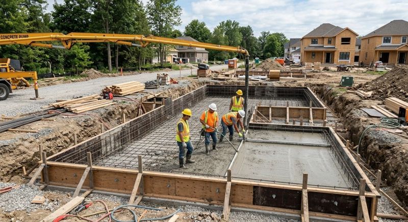 Concrete Foundation Installation in Brookeville, MD