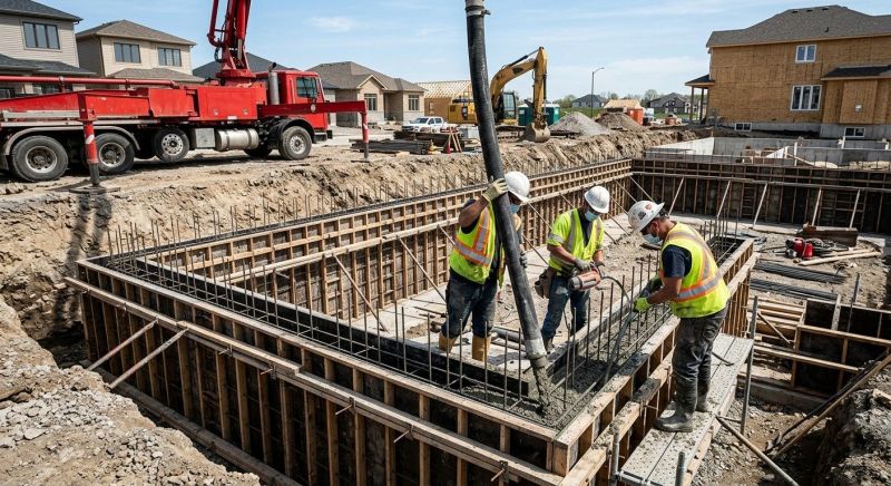 Foundation Wall Pouring in Bryans Road, MD