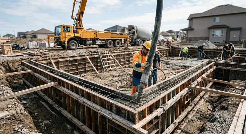 Foundation Wall Pouring in Highland, MD