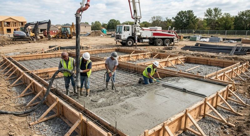 Foundation Wall Pouring in Springfield, VA