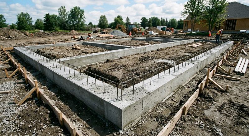 House Footing Construction in Bethesda, MD